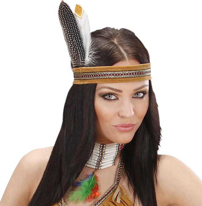 Actual product image Widmann Indian feathers set