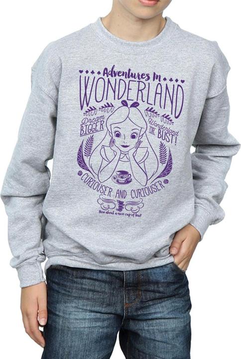 Produktbild Disney Sweatshirt Jungen Alice im Wunderland Abenteuer (152, 158)