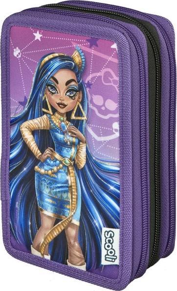 Produktbild Undercover Monster High - Federmäppchen mit 3 Fächern - 30-teilig