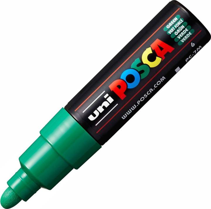 Actual product image Posca Medium marker PC-7M (Green, 5.50 mm, 1 x)