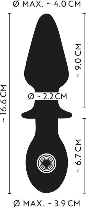 Produktbild Anos Double-ended Butt Plug with Vibration