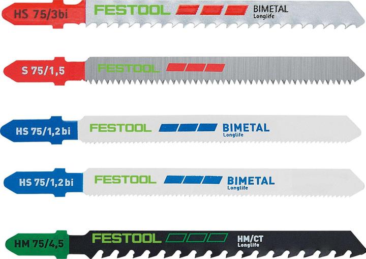 Festool Stichsägeblatt-Set STS-Sort/21 P/M/B