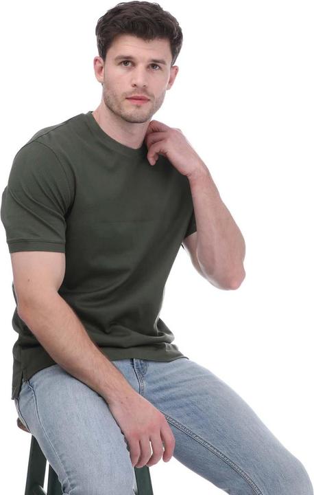 Actual product image Mercery Mens Lacer Split Micro Stitch T-Shirt (S)
