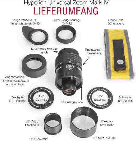 Produktbild Baader Planetarium Hyperion Zoom 8-24mm MarkIV 68°