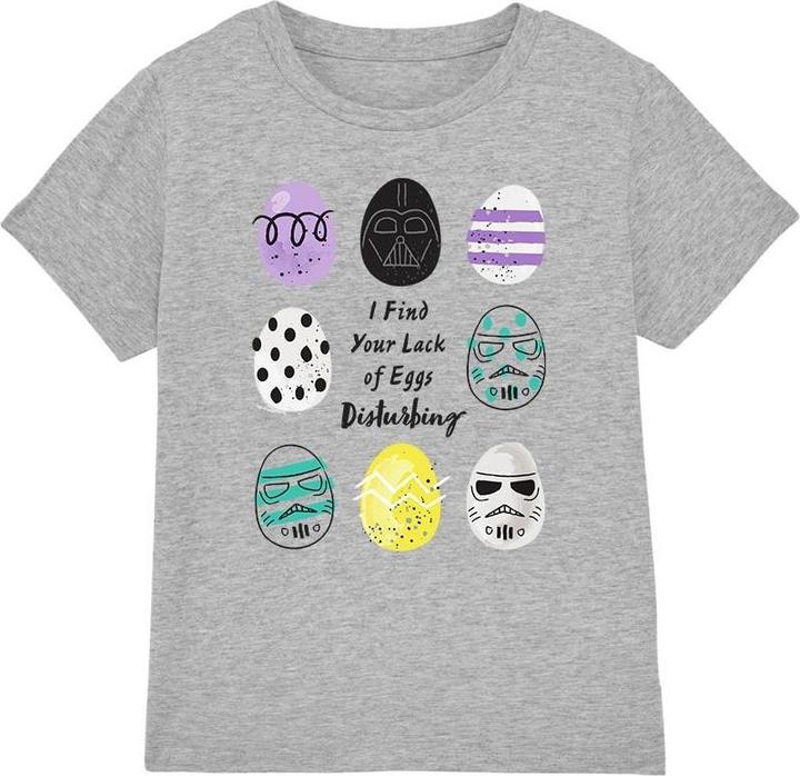 Image du produit Star Wars - T-shirt YOUR LACK OF EASTER EGGS DISTURBING - Enfant (140)