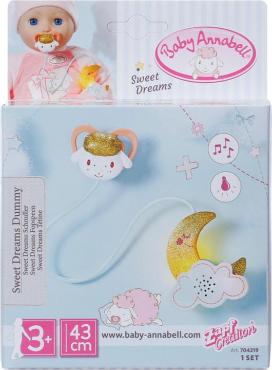 Actual product image Baby Annabell Sweet Dreams Pacifier