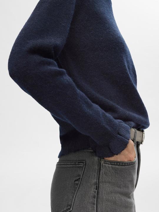 Actual product image Selected Femme Ruched sleeve knitted jumper (S)