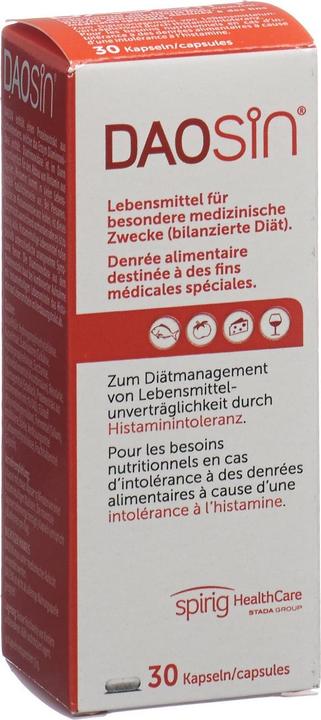Image du produit Daosin Spirig (60 pièce(s), Capsules, Cachets, 37 g)