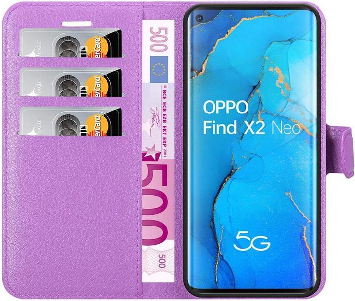 Actual product image Cadorabo Book with stand function cover (Oppo Find X2 Neo)