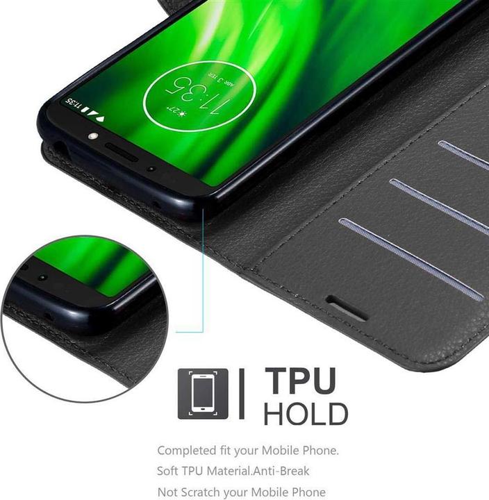 Produktbild Cadorabo Book mit Standfunktion Cover (Motorola Moto G6 Play, Motorola Moto E5)