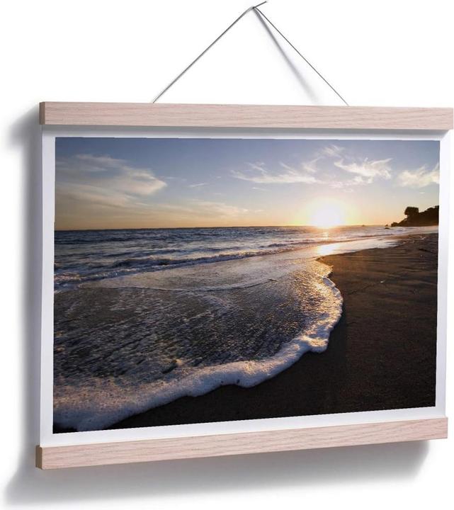 Image du produit Trenddeko Coucher de soleil sur la mer (100 x 80 cm)