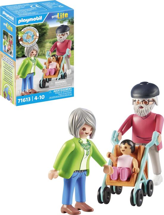 Immagine prodotto Playmobil Nonni con bambino (71613, Playmobil La mia vita)