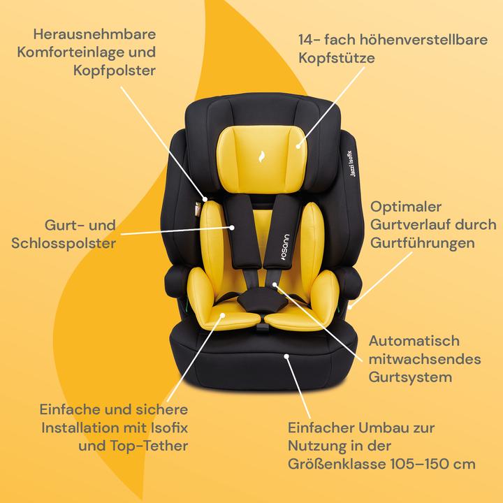 Actual product image Osann Jazzi Isofix (Booster seat, ECE R129/i-Size Standard)
