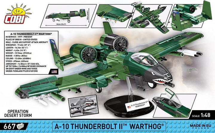 Produktbild Cobi A.F. A10 Thunderbolt II W 667T