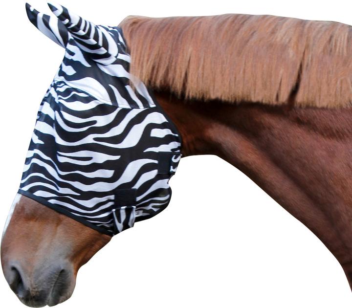Actual product image Kerbl Fly mask zebra