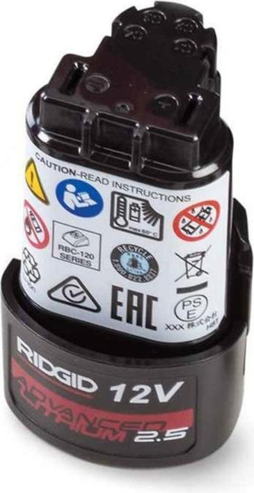 Actual product image Ridgid Li-Ion battery 12V / 2.5 Ah for Kompakt + Viega Picco pressing machines (12 V)