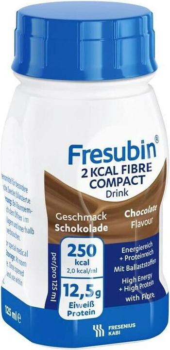 Produktbild Fresubin 2 kcal Compact Fibre Drink Schoko (4x125ml) (Schokolade, 4 x)
