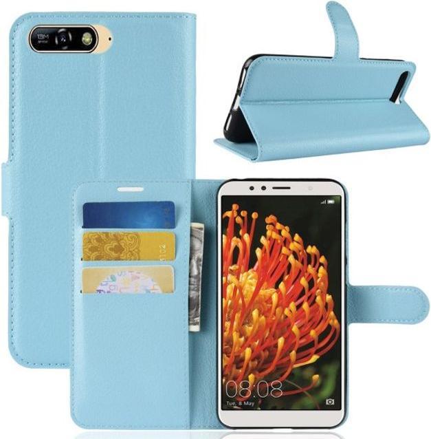 Image du produit MU Classic Série de couvertures de livres en cuir litchi (Huawei Y6 (2018))