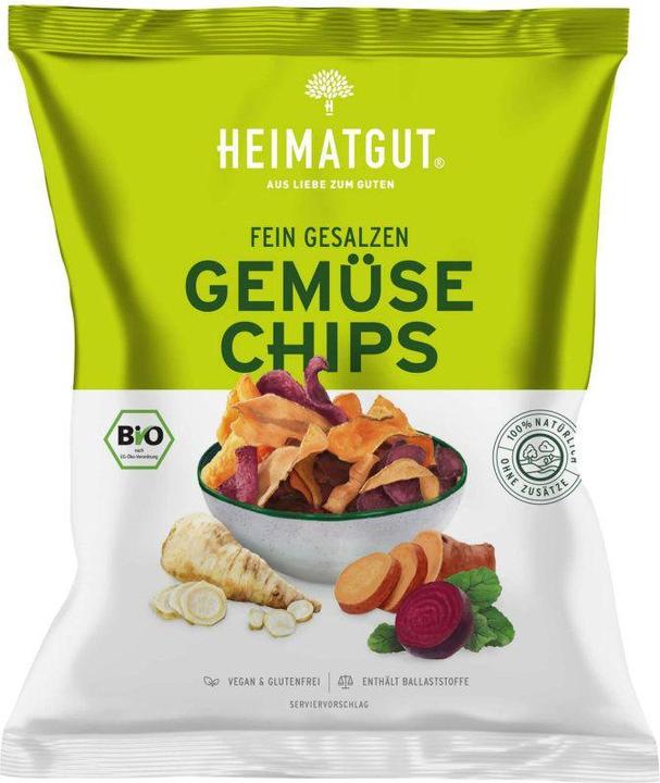 Produktbild Heimatgut Gemüse Chips fein gesalzen (n) 100 g (100 g)