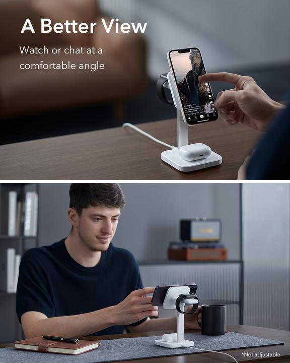Immagine prodotto ESR HaloLock 3-in-1 Charging Set (15 W)