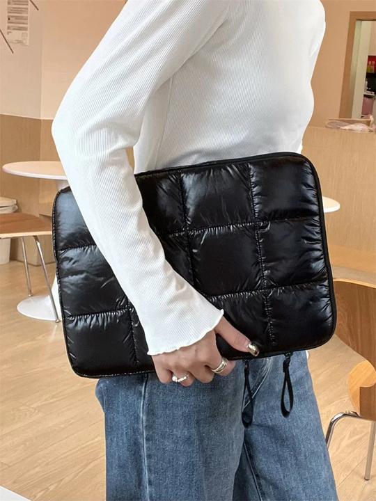 Produktbild Only-Bags.Store Down Soft Liner Tasche für Ipad Macbook Air pro Dell Asus Puffer Laptop Sleeve Tasche, 15-Zoll (15")