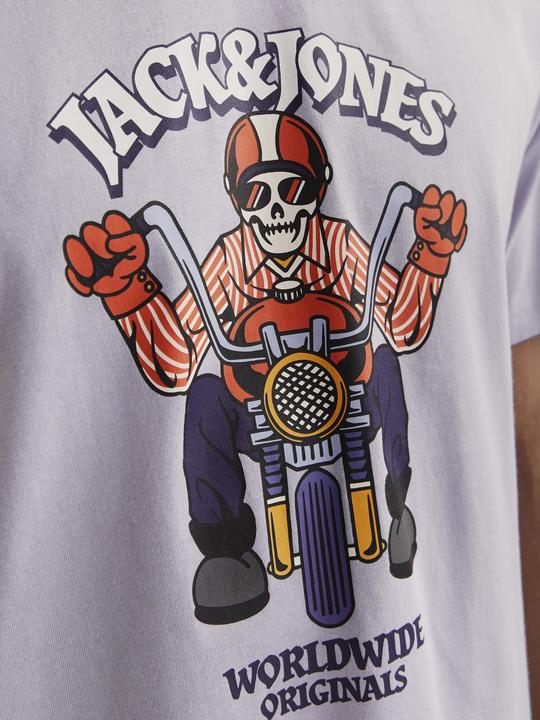 Actual product image Jack & Jones Gedruckt Rundhalsausschnitt T-shirt T-shirt (S)