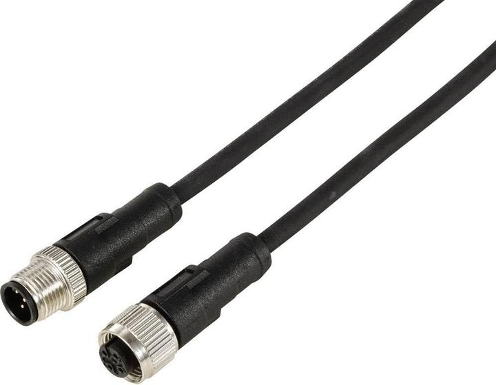 Produktbild Tru Components TC-12833004 Sensor-Aktor-Verlängerungsleitung M12 Stecker gerade