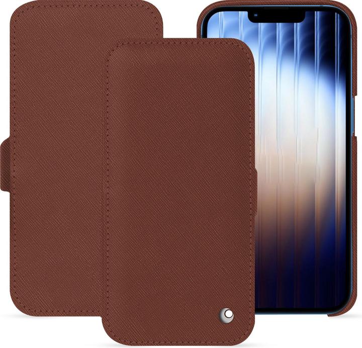Actual product image Noreve Horizontal leather flap shell (Apple iPhone 16e)