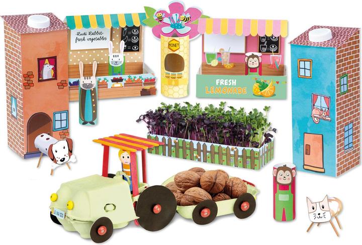Actual product image Lena Eco Upcycling Village, folding box