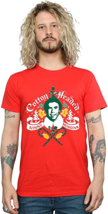 Immagine prodotto Elf Cotton Headed Ninny Muggins Maglietta Uomo (L)