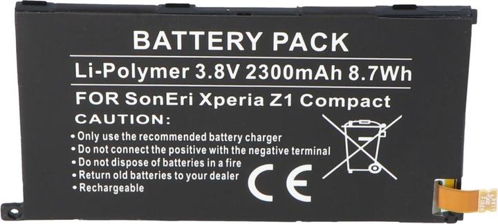 Actual product image AccuCell Akku Sony XPERIA Z1 Compact, 1274-3419.1, 1ICP4/53/88, LIS1529ERPC