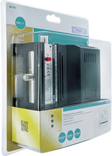 Immagine prodotto Schwaiger BK e post amplificatore 30 dB (Amplificatore)