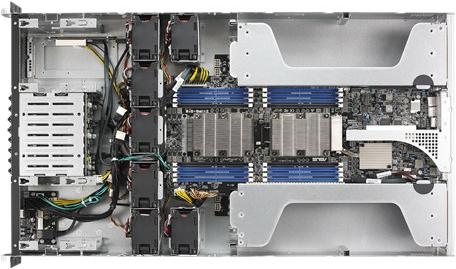Produktbild ASUS Server BAB Rack 2U/2CPU ESC4000 G4S PSU redundant (Rack Server)