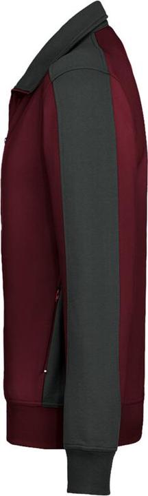 Image du produit Hakro Veste sweat Contrast Perf bordeaux/anthracite Gr.5XL (5XL)