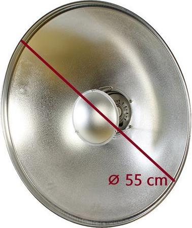 Produktbild Studioking Beauty Dish Silber SK-BD550 55 cm mit Waben (Beauty Dish)
