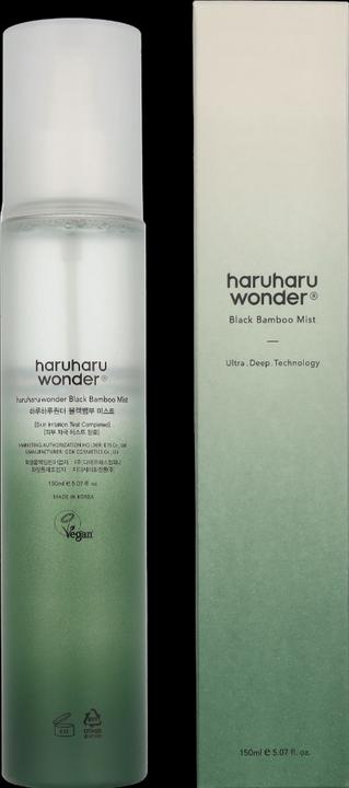 Produktbild NoName Black Bamboo Mist 150ml Hydratisierende und straffende Haut Vegan Cruelty Free