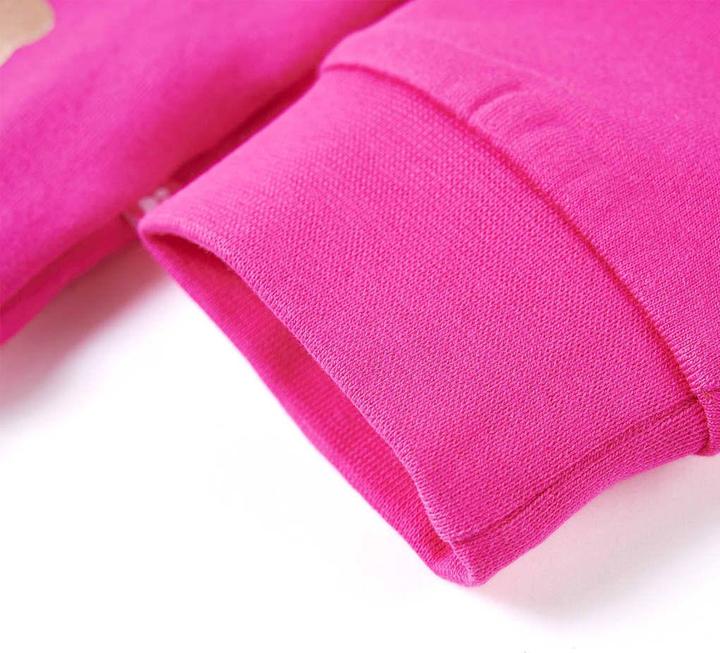 Produktbild VidaXL Kinder-Sweatshirt Dunkelrosa 104,Material: 95 % Baumwolle. 5 (104)