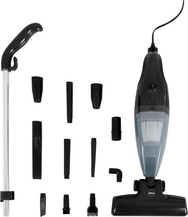 Actual product image Eldom OC600 2in1 TWINN upright hoover cordless bagless HEPA