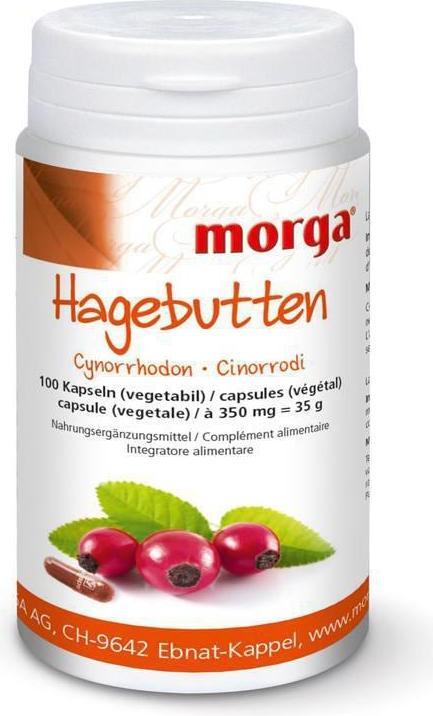 Actual product image Morga Rosehip Vegicaps (100 Piece, Capsules, 60 g)