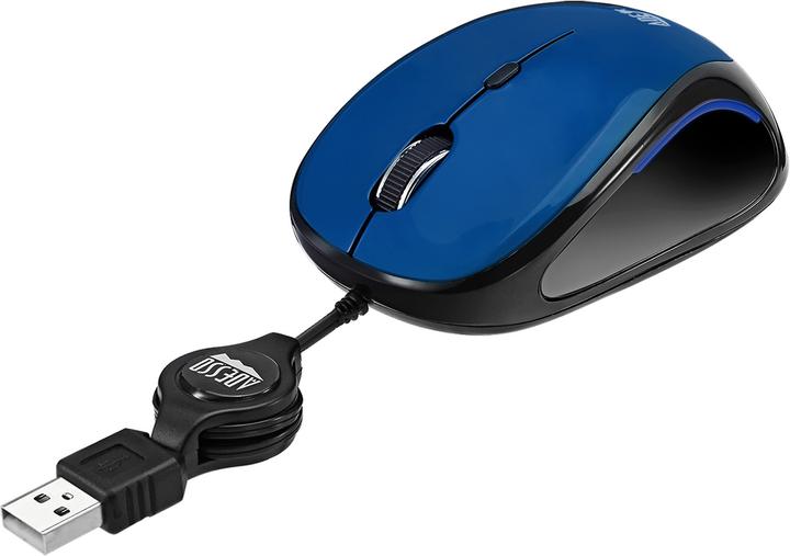 Produktbild Adesso einziehbare Nano mouse, iMouse S8L (Kabelgebunden)