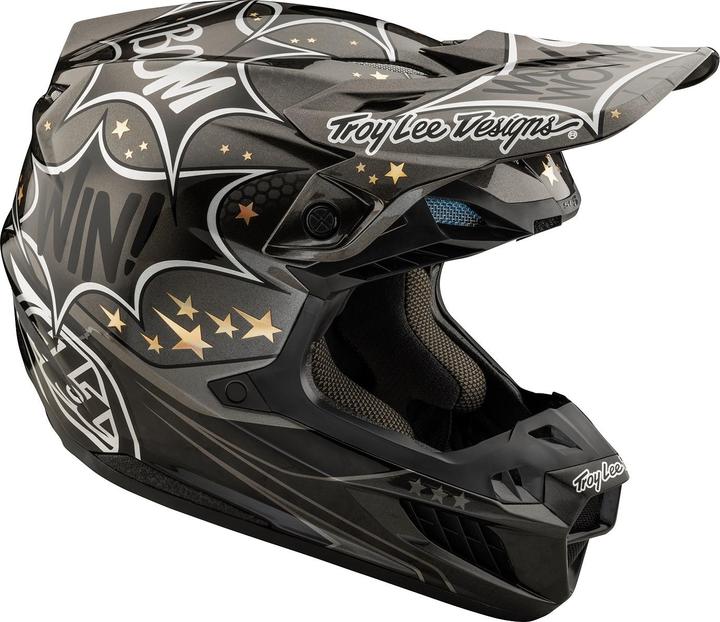 Actual product image Troy Lee Designs SE5 ECE Carbon MIPS Helmet, Cosmic Explosion, gray, L | 58-59cm (58 - 59 cm, L)