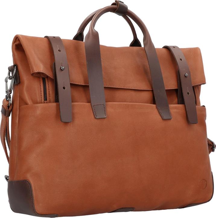 Harolds Mount Ivy Aktentasche Rucksack Leder 42 cm Laptopfach (17 l)