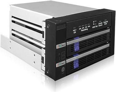 Produktbild Icy Dock .5”/3,5” SSD/HDD, SATA, RAID 1, 146...