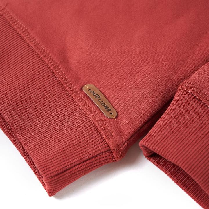 Immagine prodotto VidaXL Maglia con cappuccio per bambini rosso scuro 116,Materiale: 95 (116)