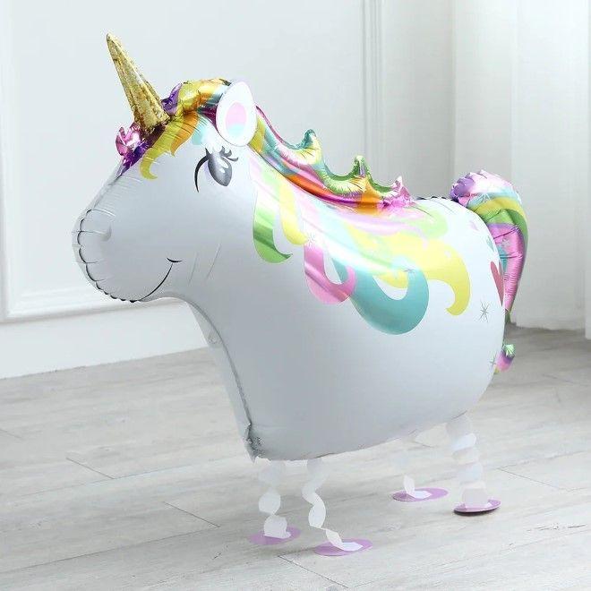 Produktbild MU Classic Airwalker Folienballon Einhorn