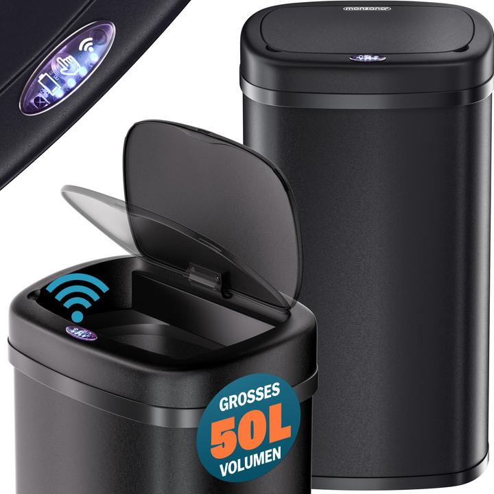 Image du produit Monzana Poubelle automatique avec capteur 50 L (50 l)