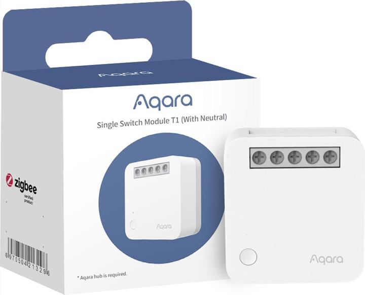 Actual product image Aqara Single switch module T1 (with neutral conductor) (HomeKit)