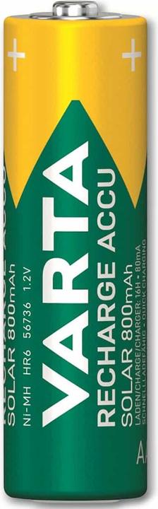 Actual product image Varta Recharge Accu Solar (2 pcs., AA, 800 mAh)
