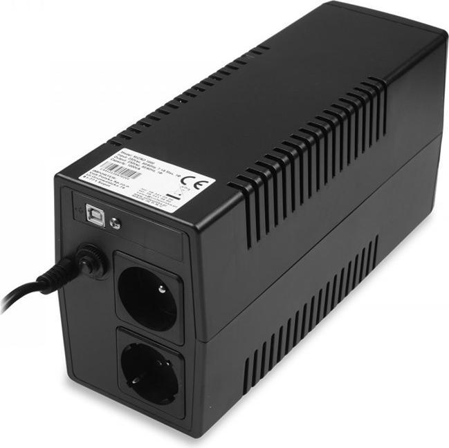 Produktbild Volt Polska MICROUPS UNTERBRECHUNGSFREIE STROMVERSORGUNG 1000VA/600W 1*9AH (1000 VA, 600 W, Line-Interaktiv USV)