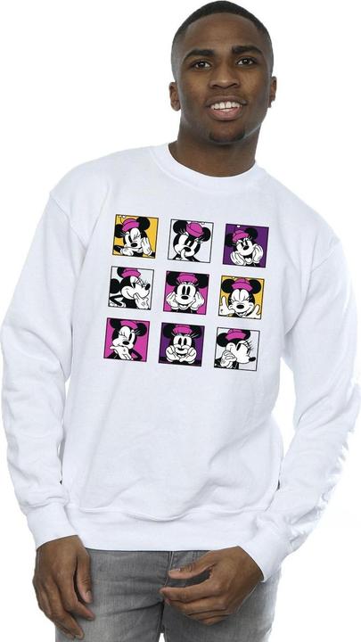 Actual product image Disney Mens Minnie Mouse Squares Sweatshirt (XL)